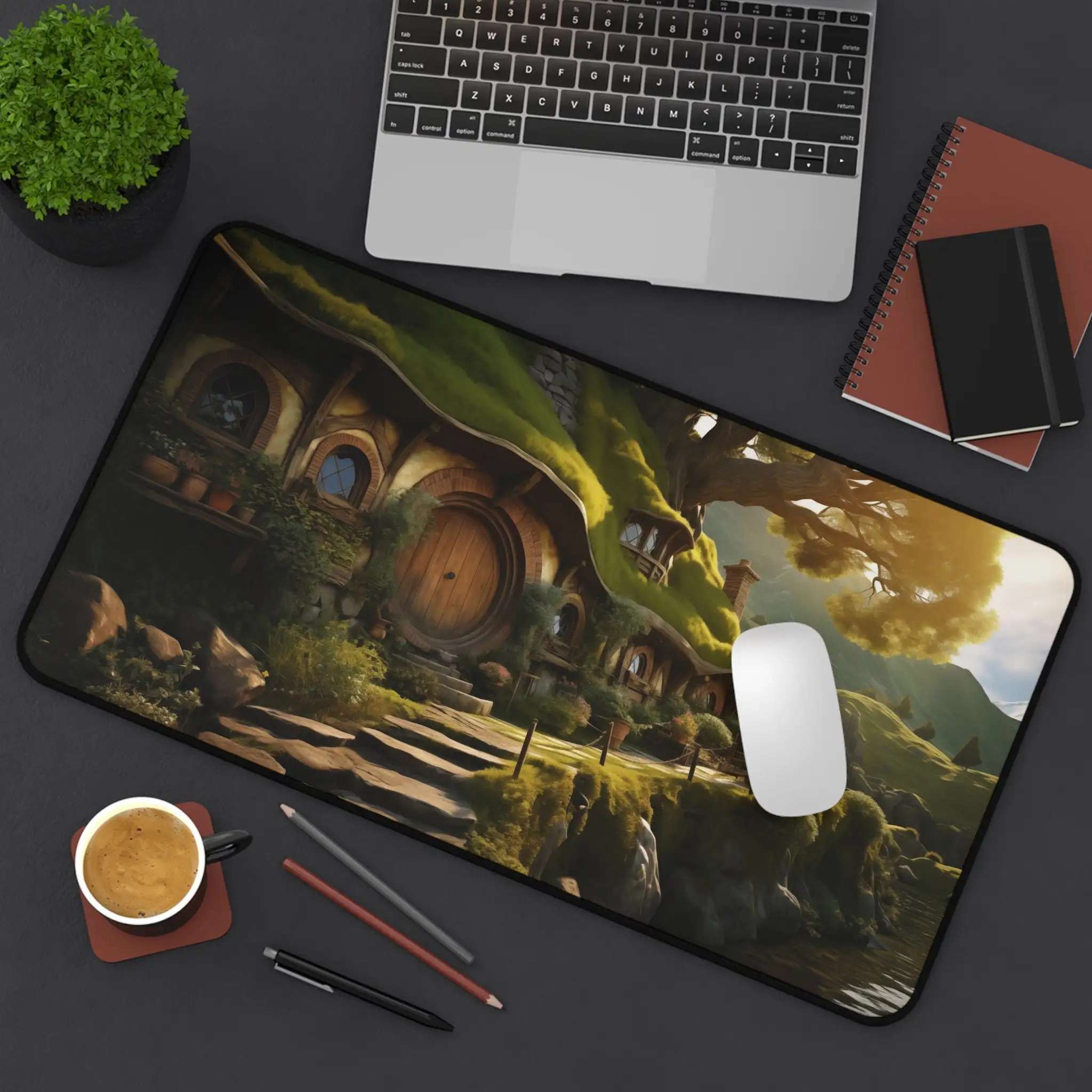 

Magic Cabin Mouse Pad, Dream Landscape Theme Table Pad, Non-slip Waterproof Gaming Mouse Pads, Perfect Gift for Friends
