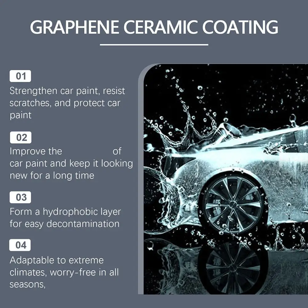 Nuovo strato di lucidatura Coatin liquido di rivestimento Nano ceramico per auto di alta qualità rivestimento agente di rimozione del cristallo antimacchia Nano idrofobo Q4I7