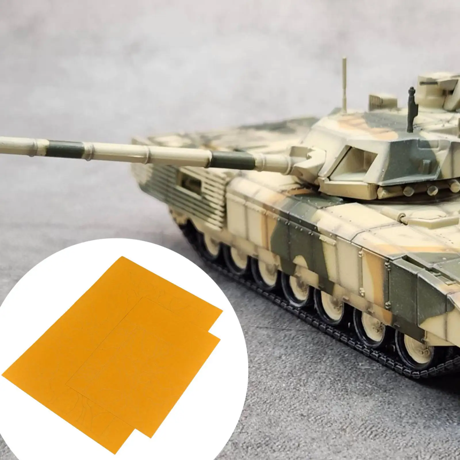 Tank Model Masking Paper DIY Assembly for Hobbyists Camouflage Masking Tape