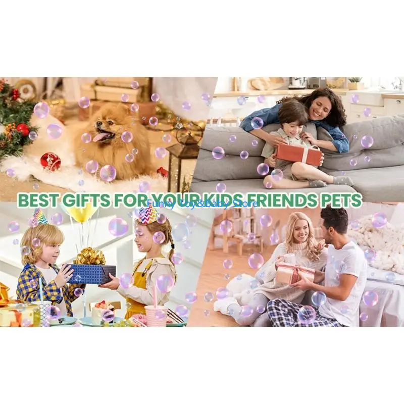 ماكينة فقاعات كهربائية ذات 26 فتحة محمولة باليد عالية الإخراج لحفلات المناسبات الخارجية والفقاعات الكبيرة والداخلية C90B