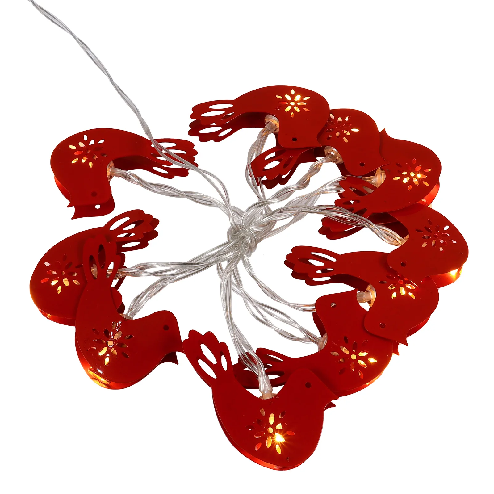 

Red Bird LED Light String for Wedding Decor Iron Safe Scene Layout Light String Festive Party Home DIYDecoration