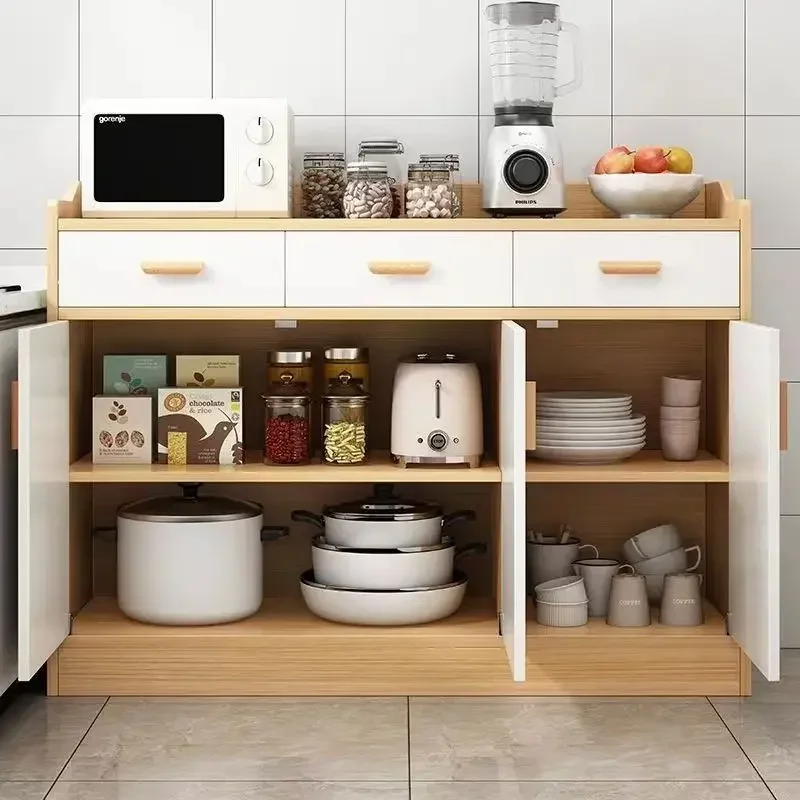 Living Room Wall-Side Multifunctional Home Storage Meal Prep Storage Sideboardb22