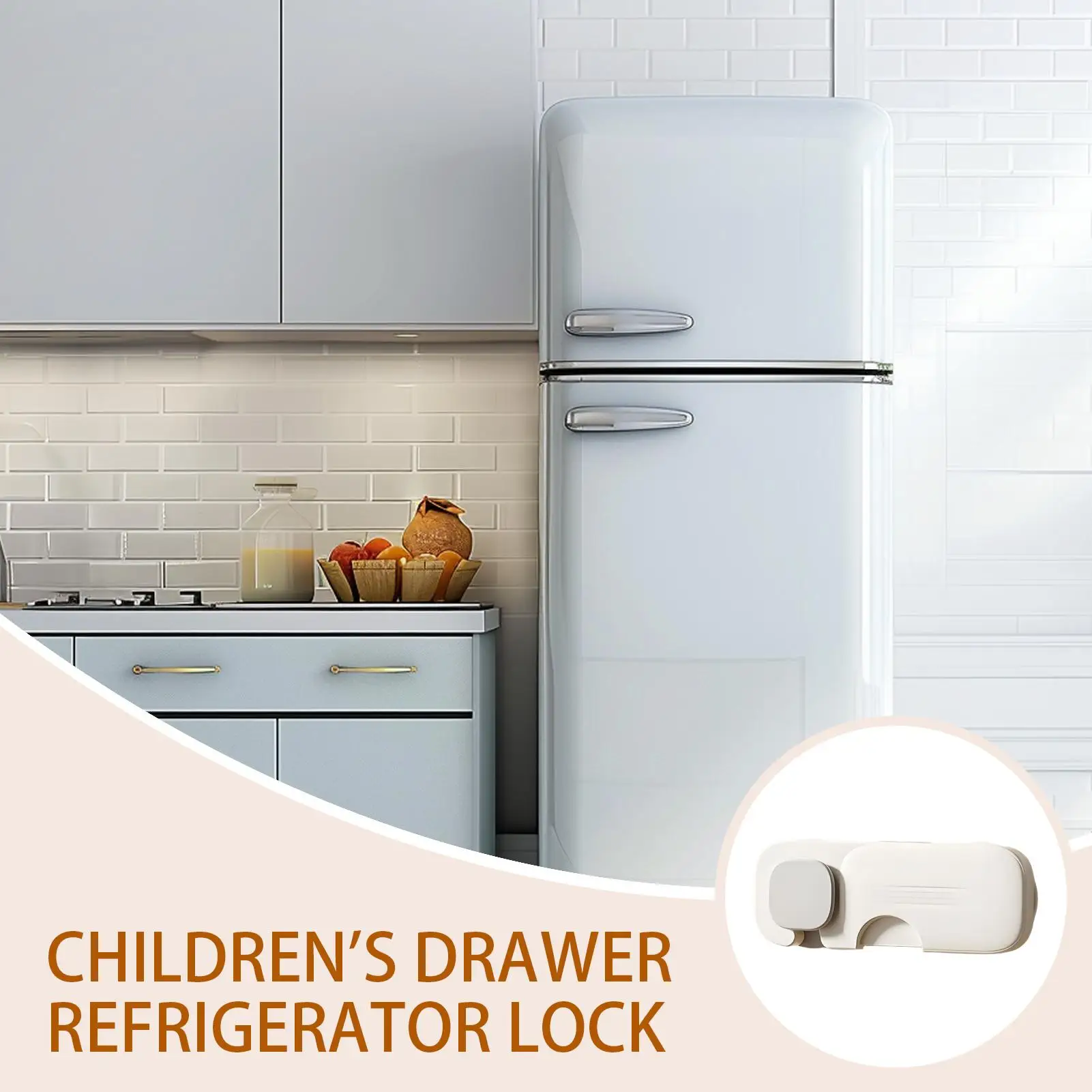Child Proof Locks Kid Proof Cabinet Door Safety Locks Pinch-proof Furniture Security Latches For Bathroom Oven Pantry Cupboard