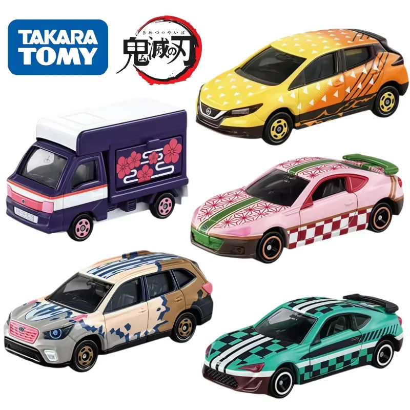 

TOMY Demon Slayer Co-branded Alloy Car Simulation Series Decoration Vehicle Diecast Metal Kids Pocket Collection Holiday Gift