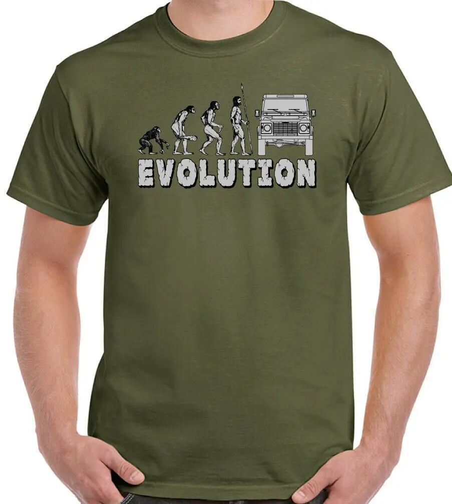 

4x4 T-Shirt 90 110 SVX 4X4 Off Road Evolution Mens Land Roading