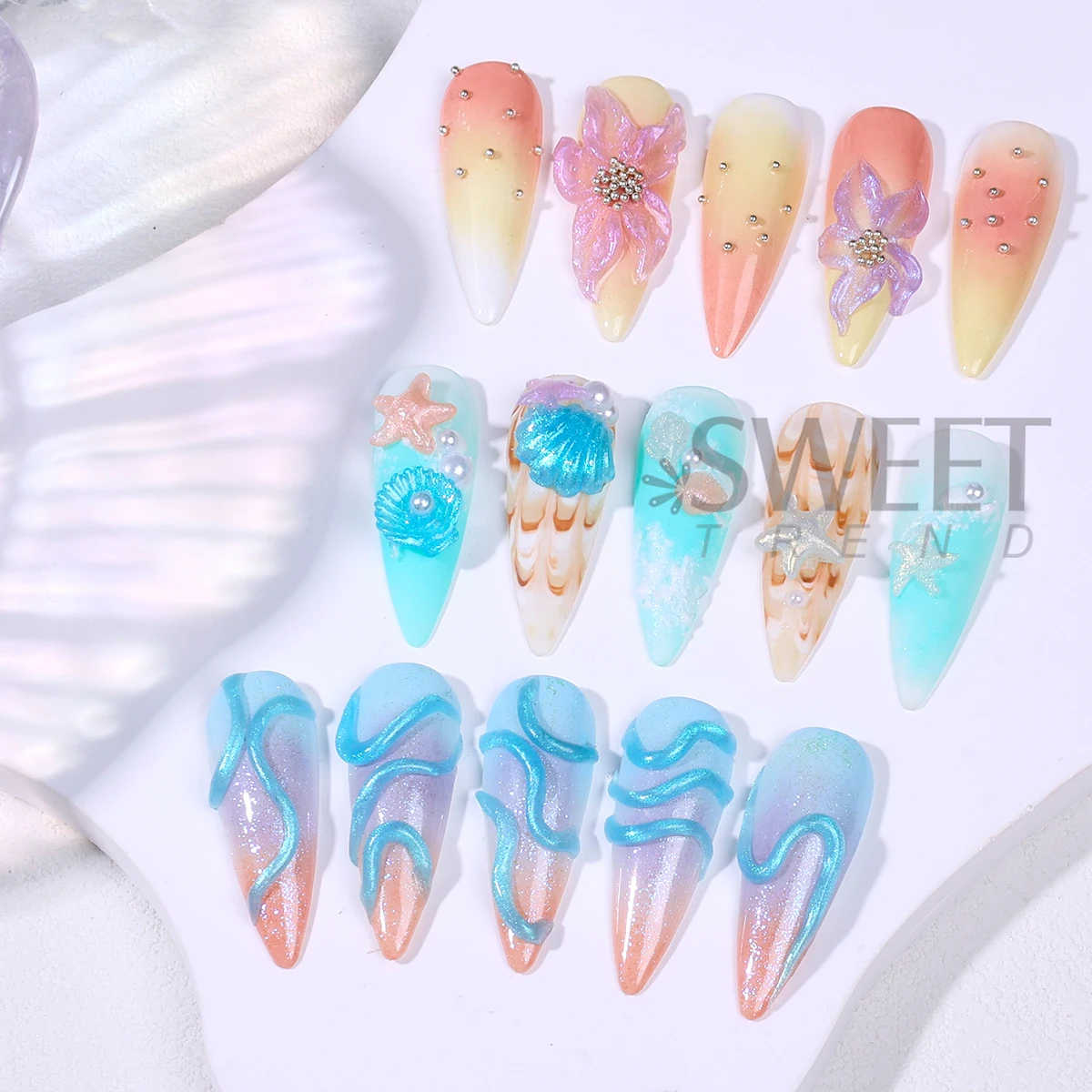 Gel de sculpture d'ongles en Satin nacré scintillant, 8ml, 3D, antiadhésif, Extension solide, modèle de fil souple, gelée, manucure Semi-Permanente