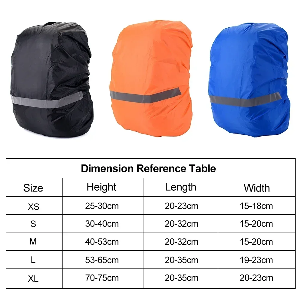 8-70L Reflektierender Rucksack-Regenschutz für Outdoor-Aktivitäten wie Radfahren, Wandern, Klettern, wasserdichter Regenschutz für Rucksack. – Detail 2