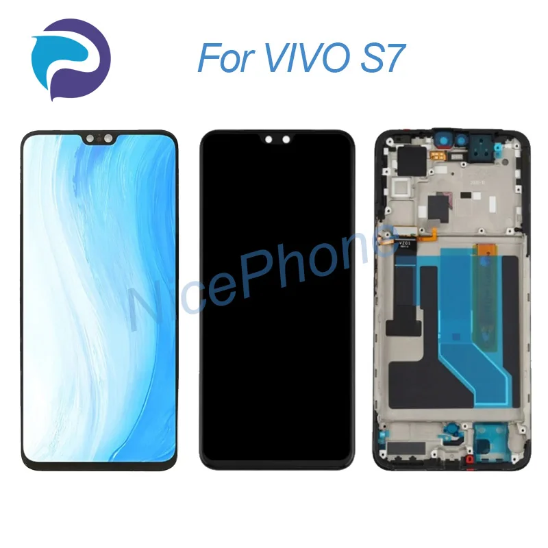 for VIVO S7 LCD Screen + Touch Digitizer Display 2340*1080 V2020A For VIVO S7 LCD Screen Display