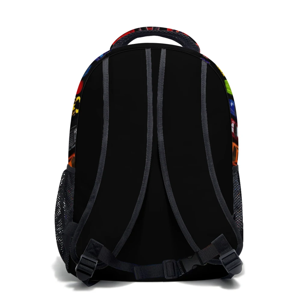 Coches, coches y coches - Mochila universitaria impermeable de alta capacidad para chicas, nueva moda femenina vertical, 17 pulgadas