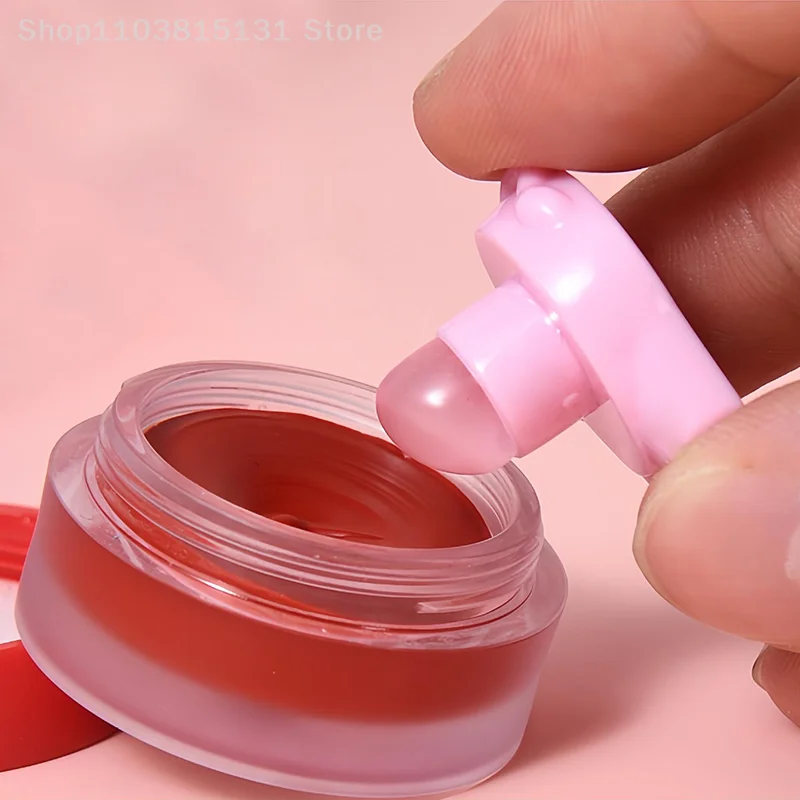 1 ชิ้นซิลิโคนแปรงทาปากพวงกุญแจจี้รูปช้างแปรงแต่งหน้าน่ารัก Lip Mud Halo Dye แปรงคอนซีลเลอร์แปรง