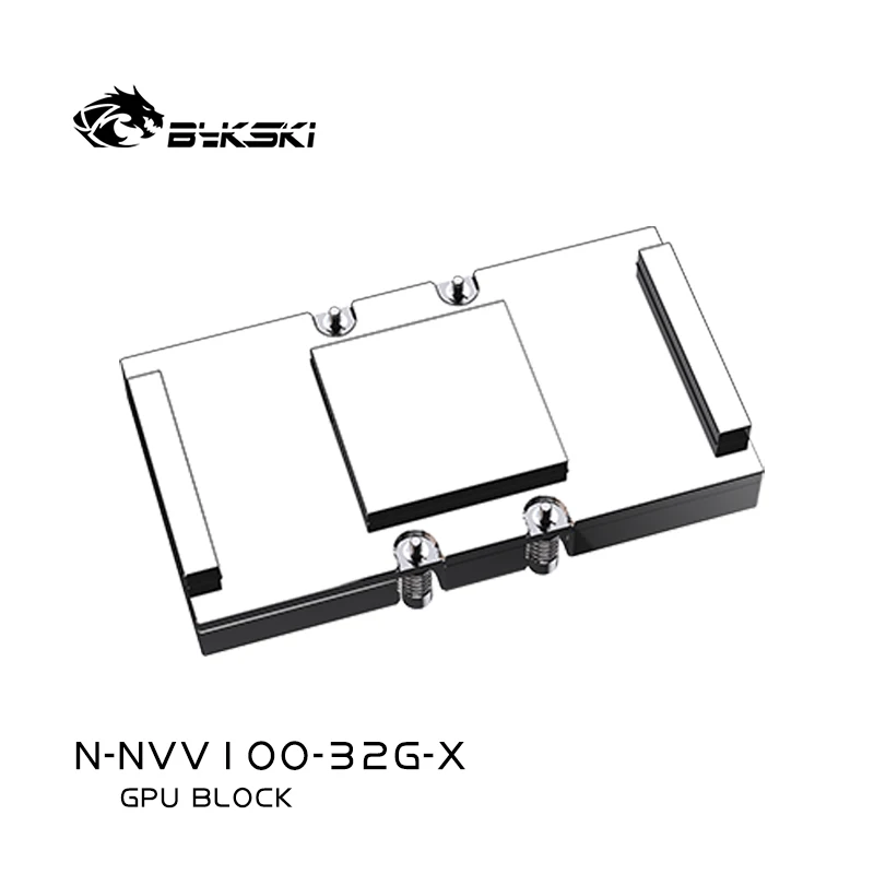 Bykski GPU Water Block for Nvidia Tesla V100 SXM2 Graphics Card Water Cooling All Metal Copper Radiator Block N-NVV100-32G-X