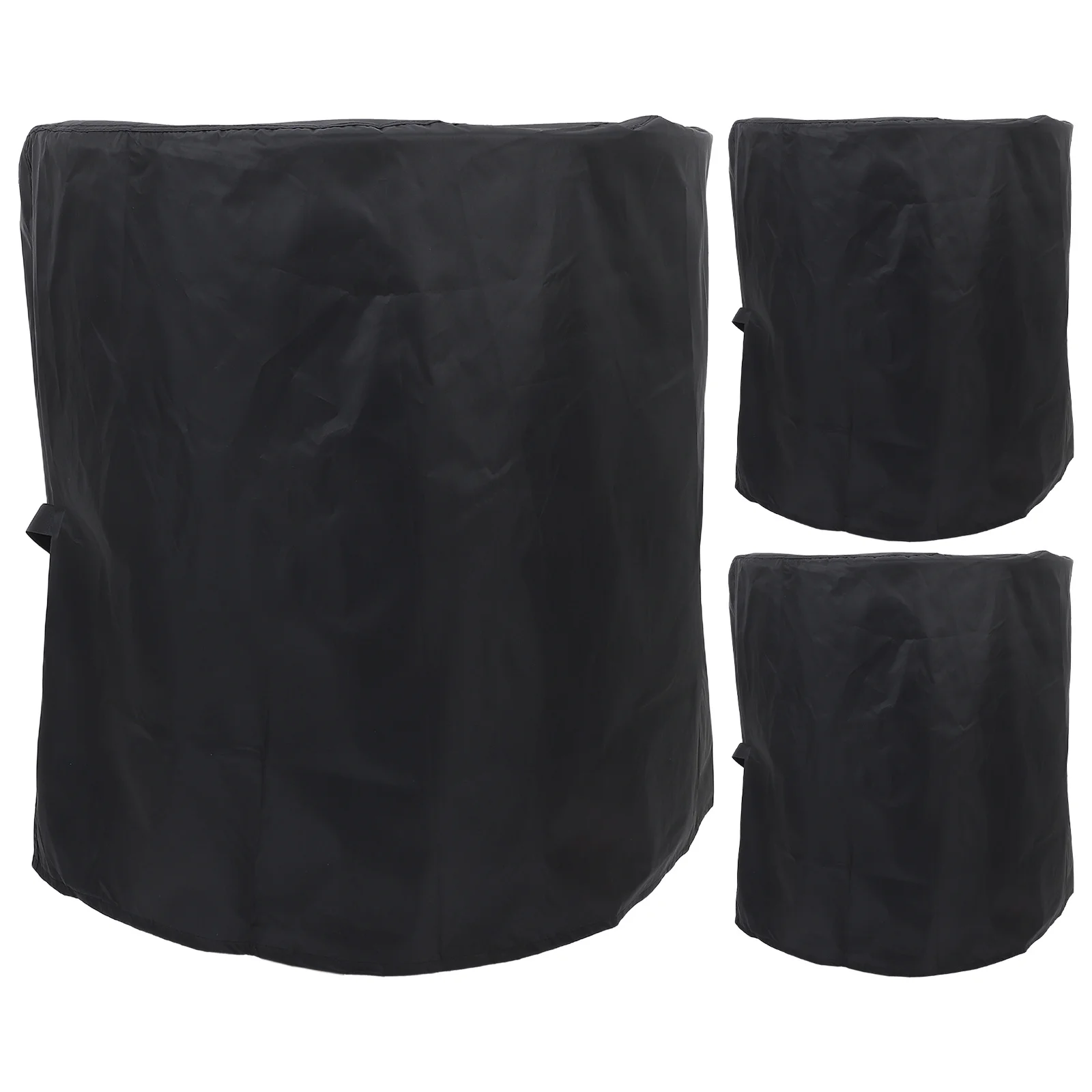 

3pcs Water Bucket Protective Cover 37.3X25.5Inch 210D Oxford Cloth Waterproof Dustproof Outdoor Barrel Shield For 55 Gallon Drum