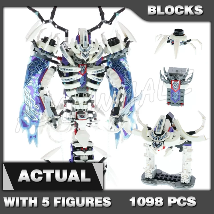 

1098pcs Monkey Kid The Bone Demon Scuttler Spiders Scorpion Glow-in-the-Dark 60130 Building Blocks Sets Compatible With Model