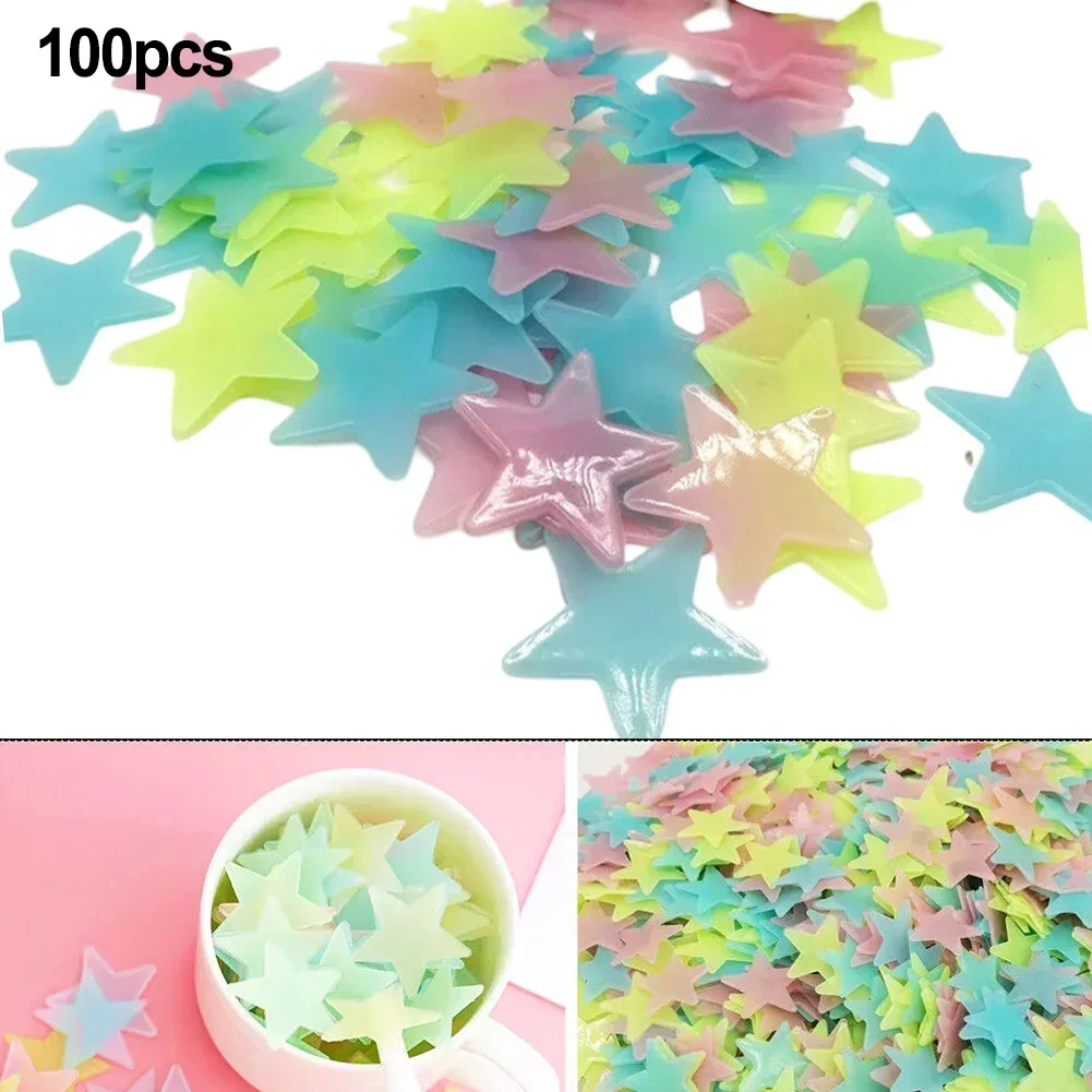 Glow Stickers For Kids Glow In The Dark Stars Kids Room Decoration Safe Materials Shines Brighter Absorbs Light