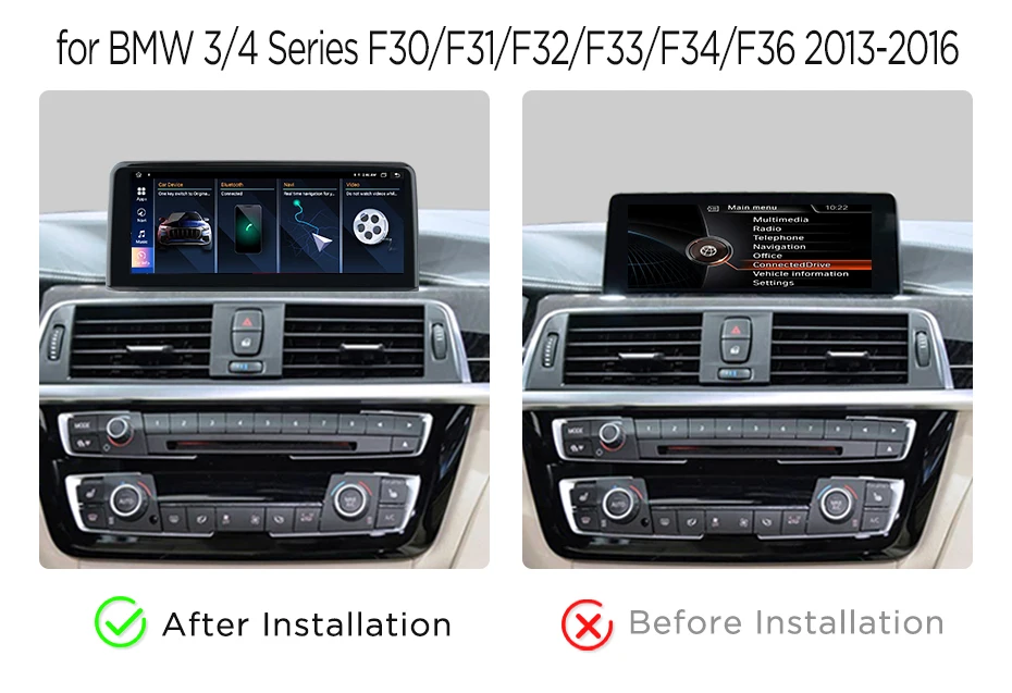 Junsun 1920*720 Drahtlose Carplay Android Auto Multimedia Auto Radio Für BMW 1 2 3 4 serie F20 F21 F22 F30 F31 F32 F33 F34 F36 – Detail 15