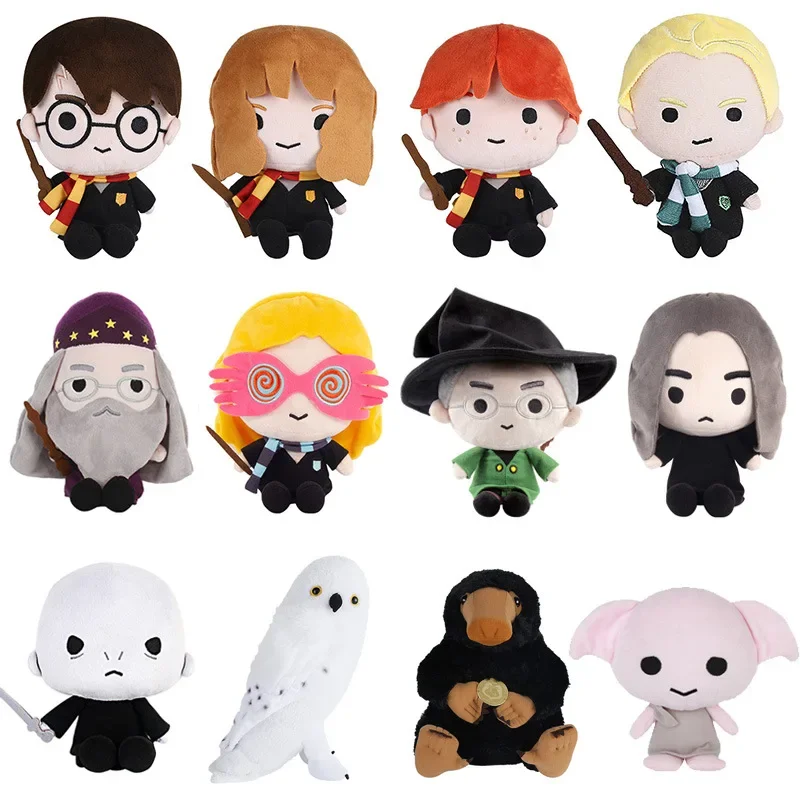 Plushie Harry Potter Hermione Granger Ron Weasley Stuffed Plush Doll Mystery Bulk Bag Clip Random One Anniversary Plush Gift