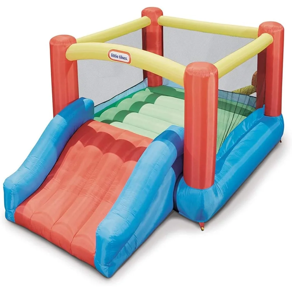 Multicolor Little Tikes Junior Jump and Slide Inflatable Bouncer