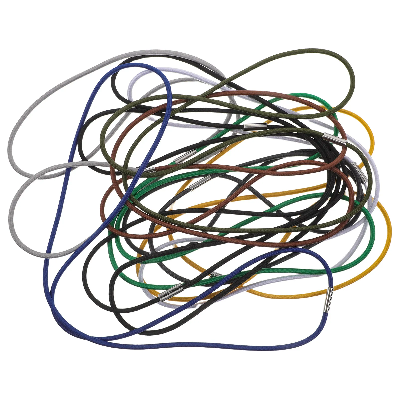 

Набор из 10 универсальных резиновых лент длиной 140 см, противоскользящие ремни для мешков для мусора, для кухонных столешниц, пикников, цветочных горшков, лотков для животных