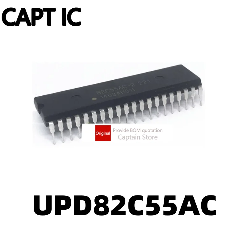 

5PCS 82C55AC-2 UPD82C55AP-2 D82C55A-2 Inline DIP40 Interface Expansion Chip