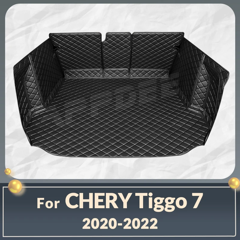 

Auto Full Coverage Trunk Mat For Chery Tiggo 7 2020-2022 Car Boot Cover Pad Cargo Liner Interior Protector Accessories