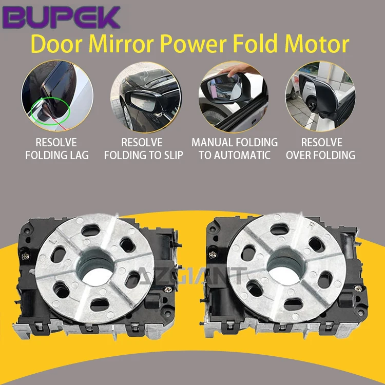 BUPEK Car Rearview Mirror Fold Motor Assembly For 2008-2014 Ford Lobo Side Car Mirror Accessories