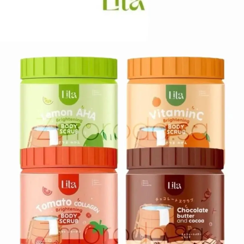 Thai Lita Gentle Body Scrub 500g, Skin Polisher for Radiant & Smooth Skin, Exfoliates Dead Cells