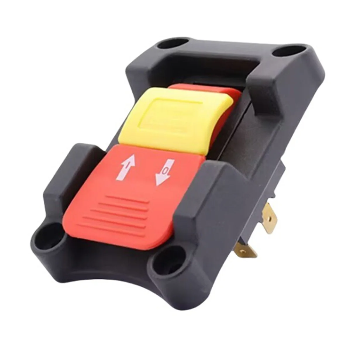 N16R Safe Locking Switch HY18-32 4 Pins 250V 16A 2HP DPDT on Off Push Button Key Switches for Machine Tools