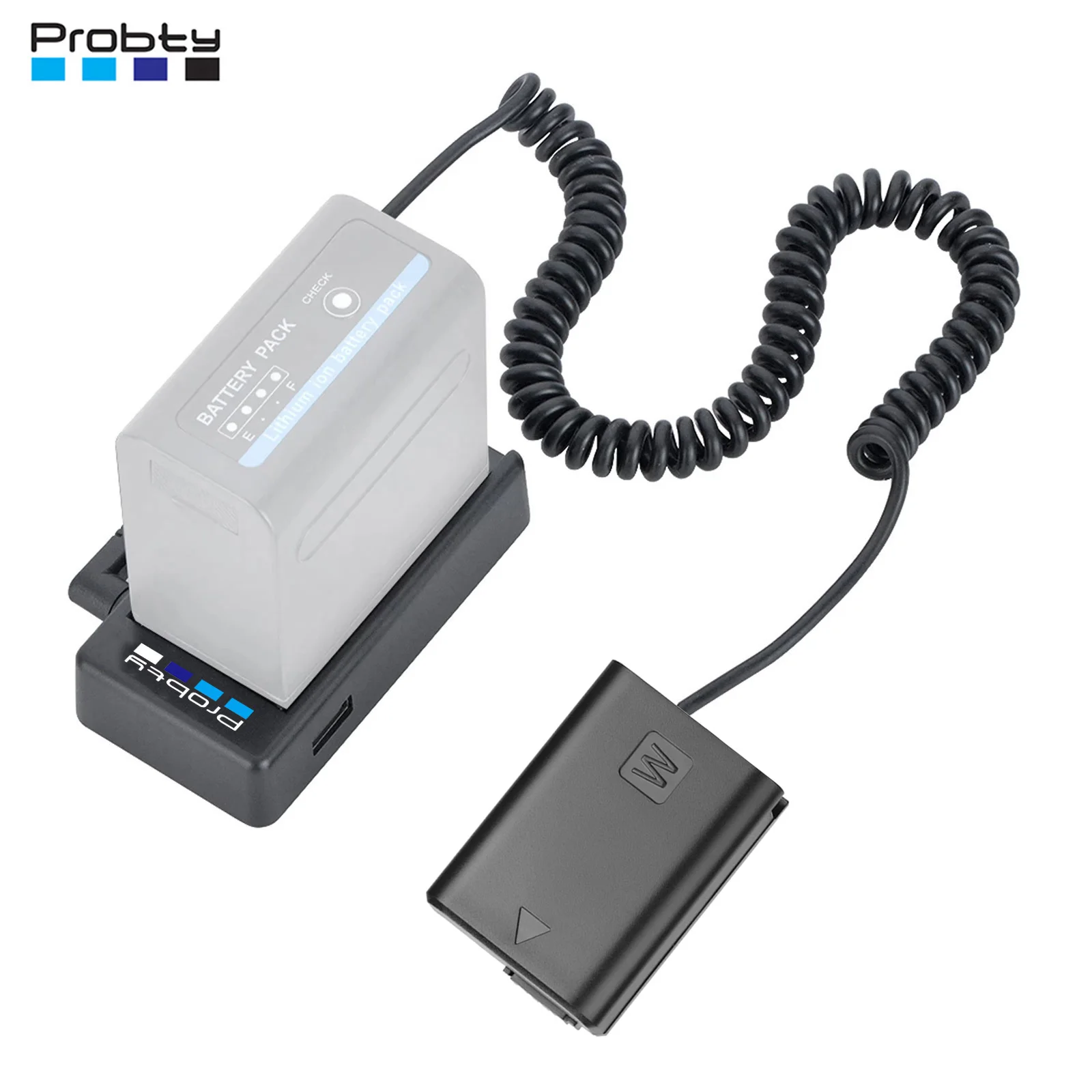 NP-FW50 atrapa baterii z płytą adaptera baterii NP-F dla Sony ZV-E10 A7M2 A7II A7S A7R A7RII A6000 A6300 A6400 A6500