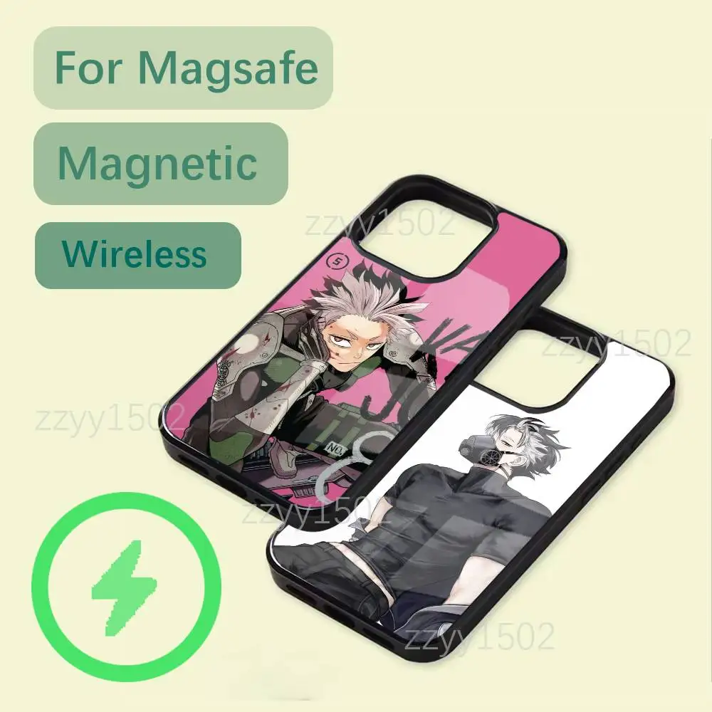 أنيمي Kaiju No 8 حافظة هاتف رائعة آيفون 17,16,15,14,13,12,11,Pro,Max,Plus,Mini,SE4,E Magsafe شحن لاسلكي #1