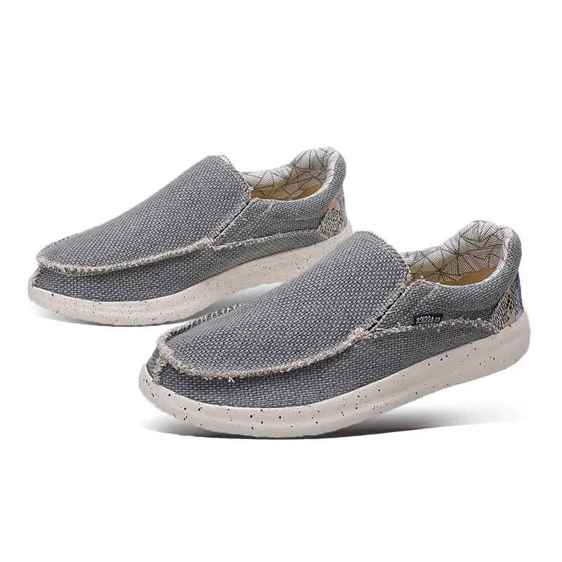 Stylische Herren-Slipper aus Denim - Atmungsaktiver Komfort für den ganzen Tag, leichtes Design, ohne Schnürsenkel, einfach anzuziehen und auszuziehen. – Detail 10