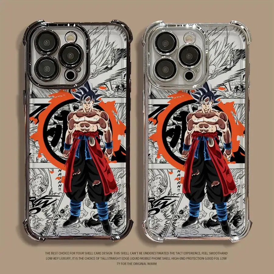 

Clear Cover Case for Apple iPhone 15 12 13 15Pro Max 14 Pro 11 16 16Plus 11Pro Dragon Ball Anime