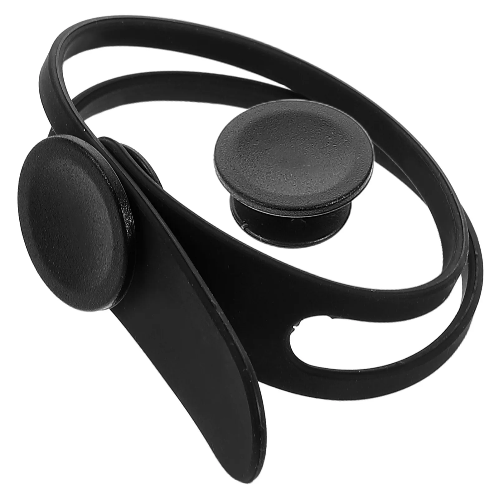 Black Silicone Umbrella Strap Adjustable Secure Fastener for Compact Storage Cord Management Cable Organizer Tether