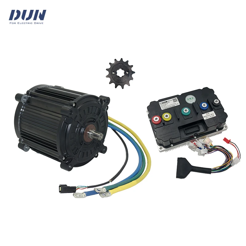 QS180 90H 8000W Mid-Drive Encoder Electric Motor Kits With FarDriver ND721200 Controller