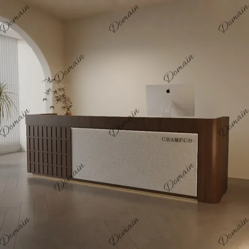 XX Luxury Modern Reception Desks Designer Fashion Interior Large European Reception Desks Cheap Mostrador De Tienda Home Furnitu