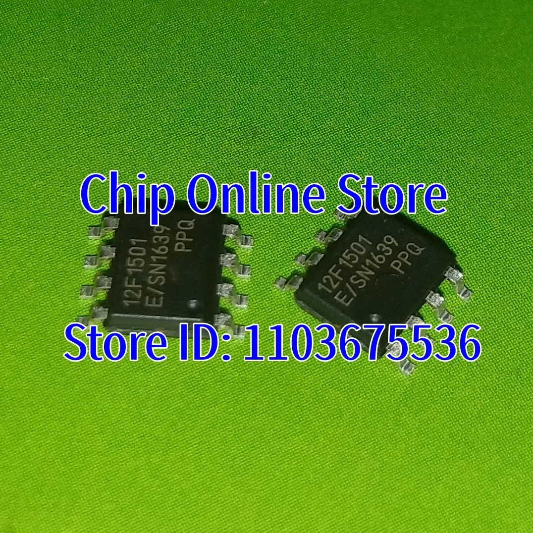 5~100pcs  PIC12F1501-E/SN  PIC12F1501T-E/SN  PIC12F1501  SOIC8  New Original  8 Bit Microcontroller MCU