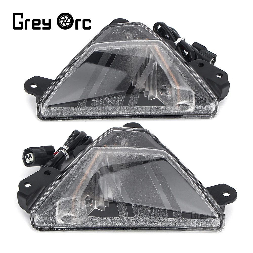 

For Kawasaki Ninja ZX-4R ZX-4RR Ninja 650 2023-2024 Accessories Motorcycle 2-Wire Front LED Turn Signal Light