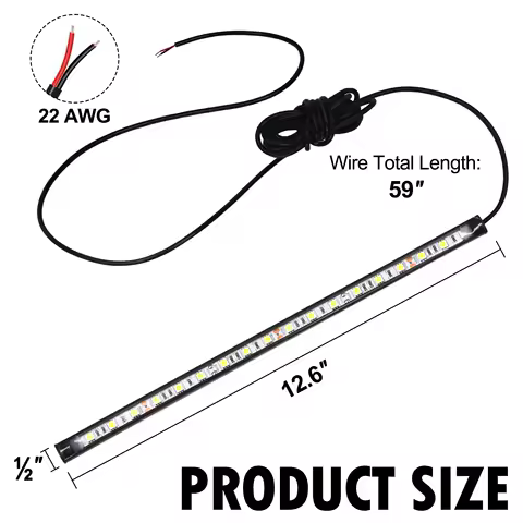 Boat LED Light Bar Boat Navigation Light Deck Light Night Fishing Light Yacht Accessories for Kayak or Yacht Fishing Boat