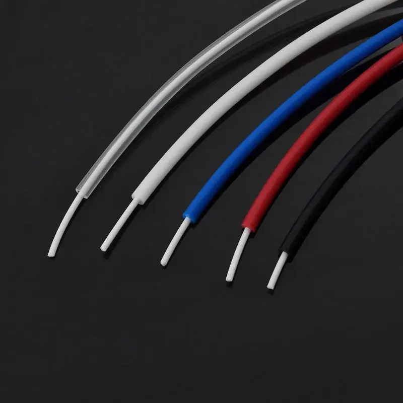 20CB 1M/3.3ft PTFE 튜브 2mm OD 4mm 절연 호스 경질 파이프 온도 원격 노즐 공급을 위한 내식성