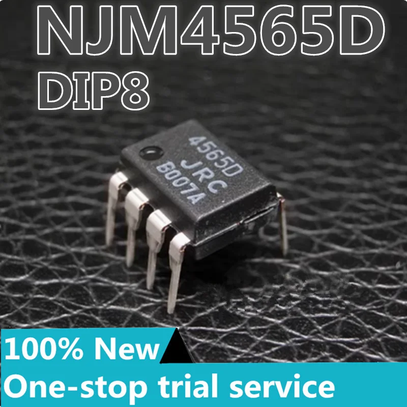 5-100PCS %New NJM4565M NJM4565V NJM4565D Silkscreen 4565D 4565 DMP-8 SSOP8 DIP8 Low noise dual operational amplifier