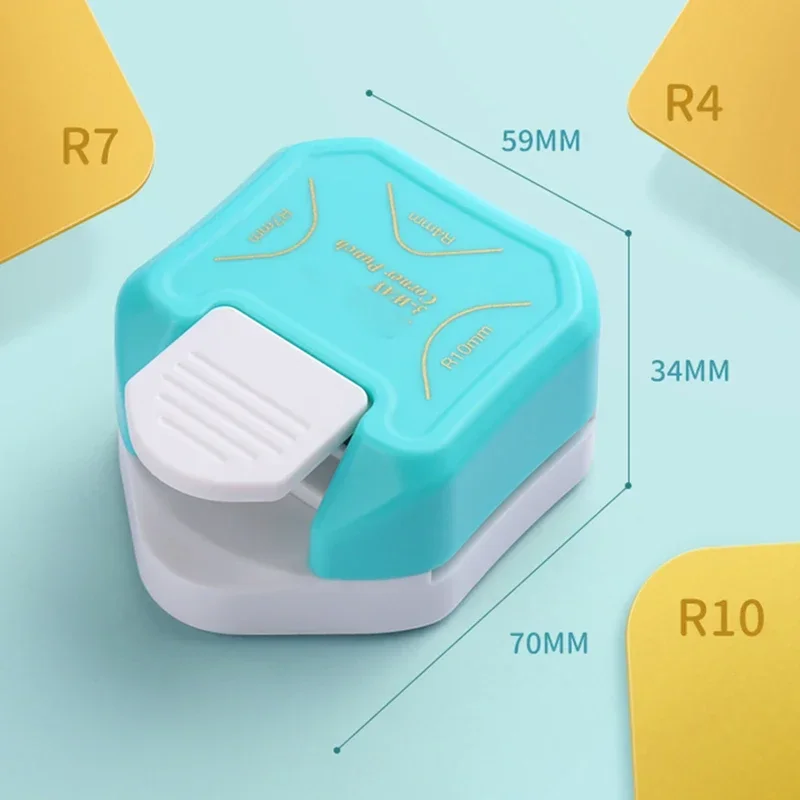 4mm 7mm 10mm Corner Rounder Border Punch R4R7R10 Round Corner Cutter Scrapbooking for DIY Handmade Craft Planner Photo Card Tool