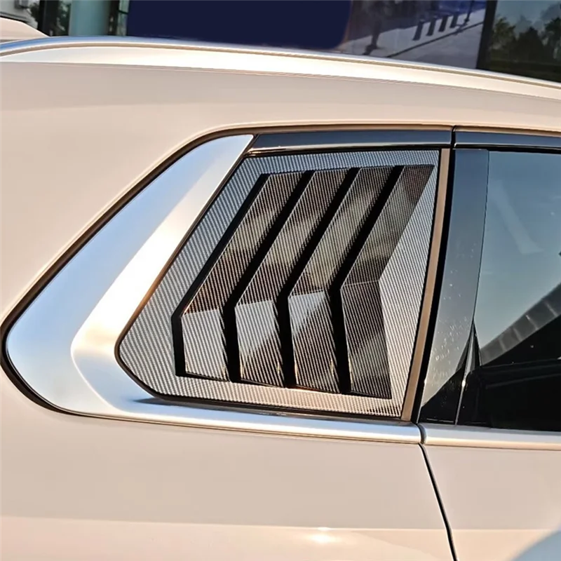 

Unique For BMW X3 G45 2025 Carbon Fiber Car Rear Louver Window Side Shutter Cover Trim Decoration Accessories