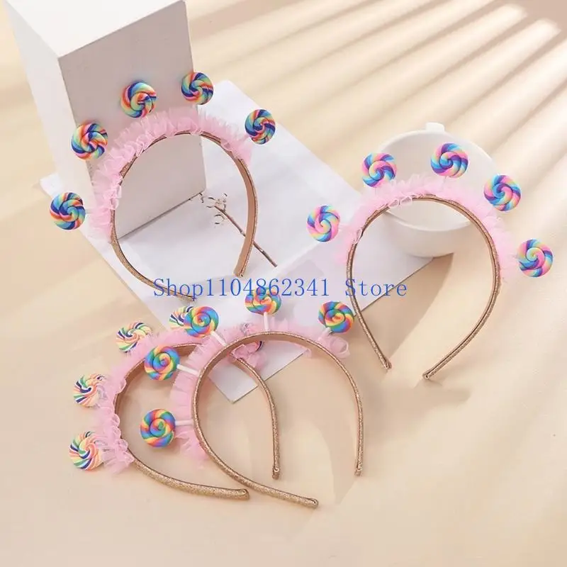 

Повязка на голову в виде леденца для малышей на Пасху, День защиты детей, для парков развлечений