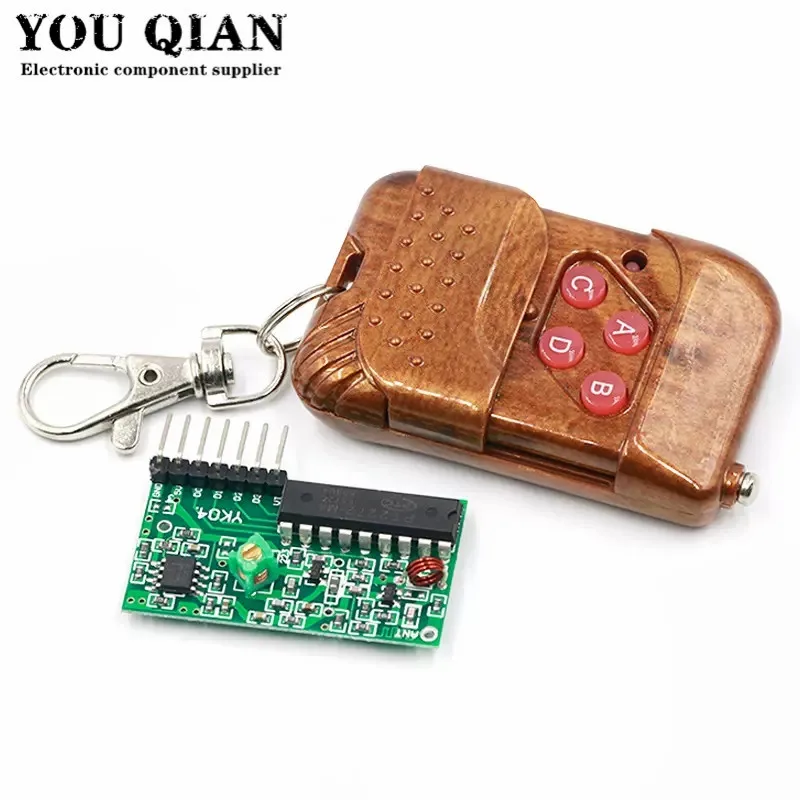 1set IC 2262/2272 4 CH 315Mhz Key Wireless Remote Control Kits Receiver module For