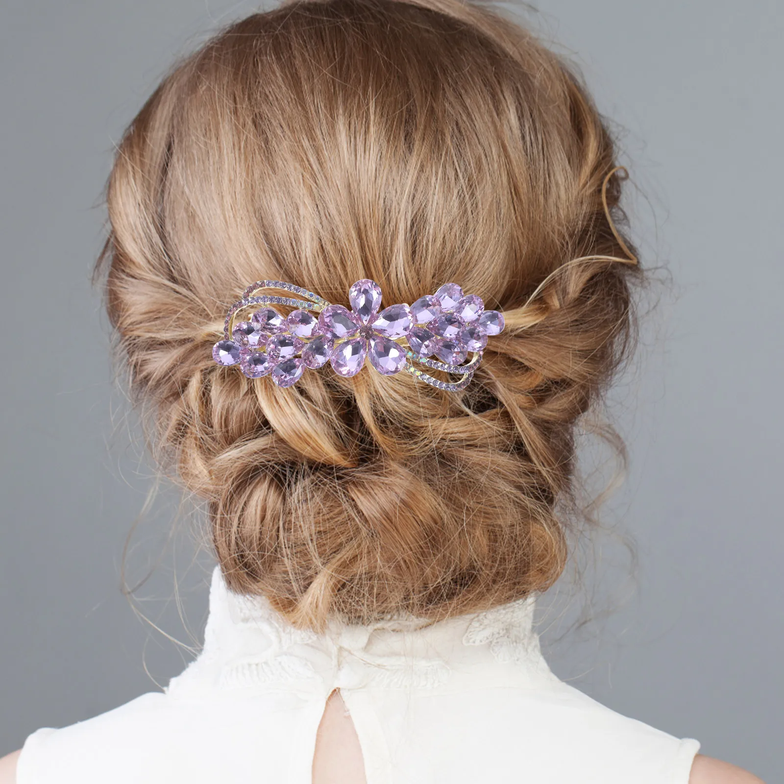 

Large Spring Hairpin Rhinestone Clips for Thick Women Accessories Hair Grips Stylish Daily Wear Versatile