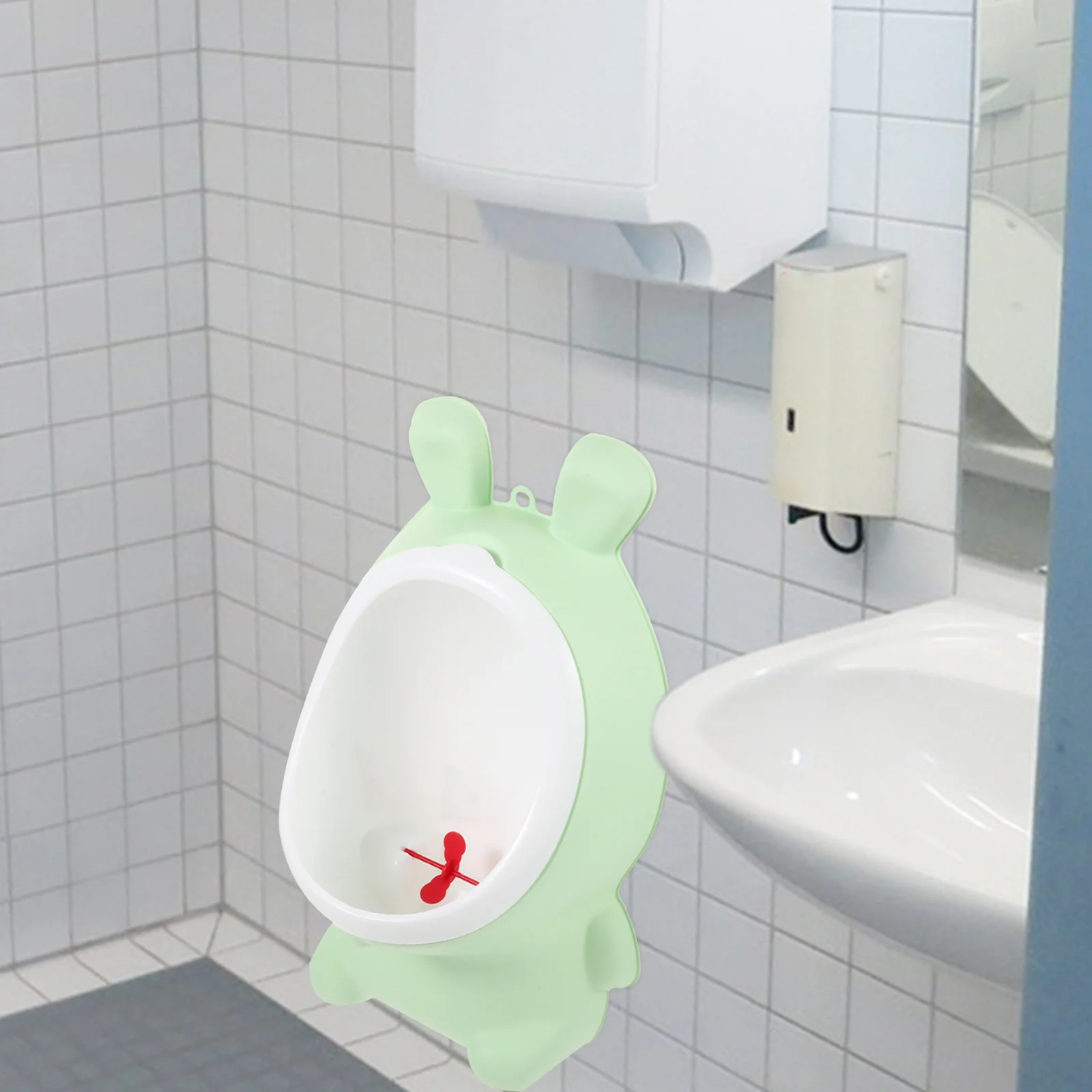 1 وحدة تدريب الأولاد مبولة للأطفال الصغار مدرب قعادة للأولاد الصغار تصميم آمن قوي يشجع على عادة التبول المستقلة #6