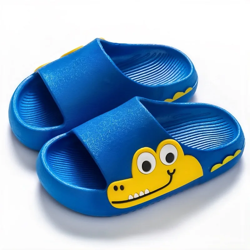 Children Home Slippers for Boys Girls Non-slip EVA Sole Kids Shoes Indoor Cartoon Flip Flops Soft Bottom Bathroom Slippers 슬리퍼