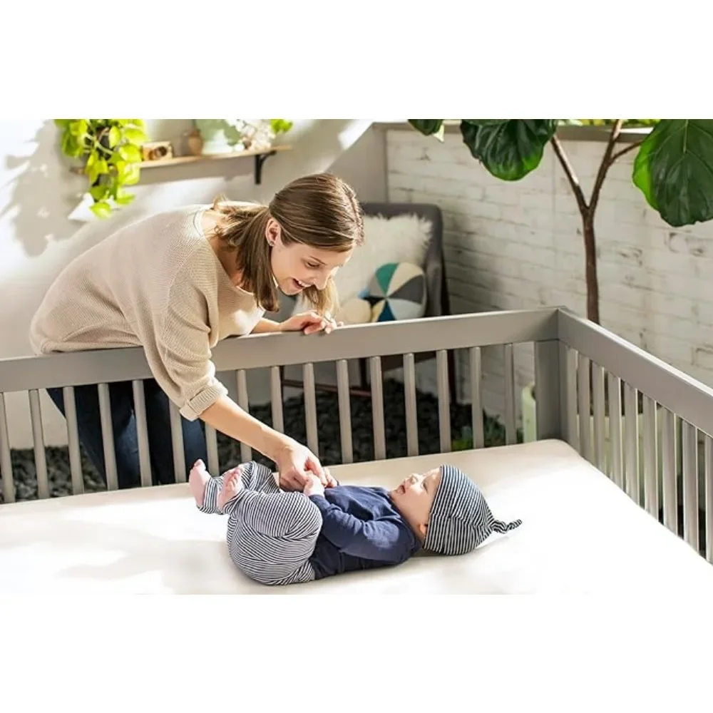 Organic Baby Crib Mattress - Lightweight Infant & Toddler Mattress， Waterproof Baby Bed Mattress for Crib- 52" x 28”