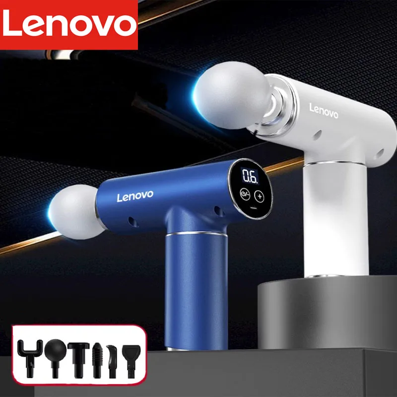 Lenovo Fascial Gun Muscle Massage Gun Fitness Mini Electric Muscle Relaxation Massager Major Neck Membrane Gun Sports Gifts