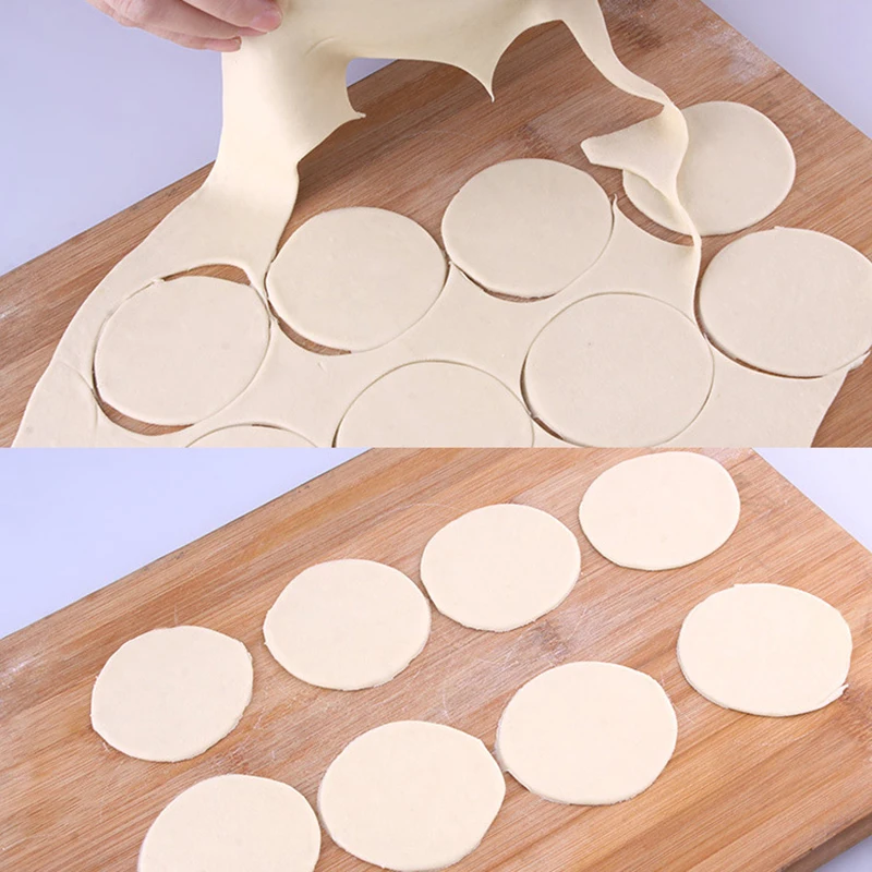 Stainless Steel Dumpling Manual Dumpling Skin Mold Durable Pie Press Dough Cutter Knife Baking Kitchen Pastry Pasta Tools