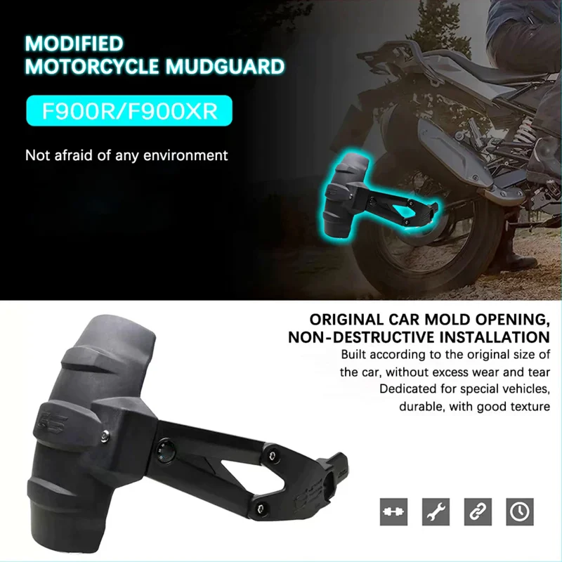 Rear Fender Cover Mudguard Mudflap Guard Cover Motorcycle Accessories For BMW F900X F900XR Preventing Sediment Water Splashing